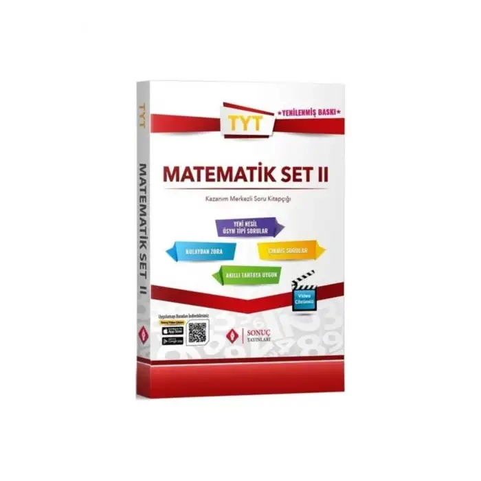 TYT Matematik Modüler Set 2 Kazanım Merkezli Soru Bankası Sonuç Yayınları