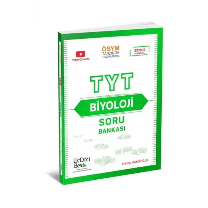 ÜÇDÖRTBEŞ TYT BİYOLOJİ  SORU BANKASI