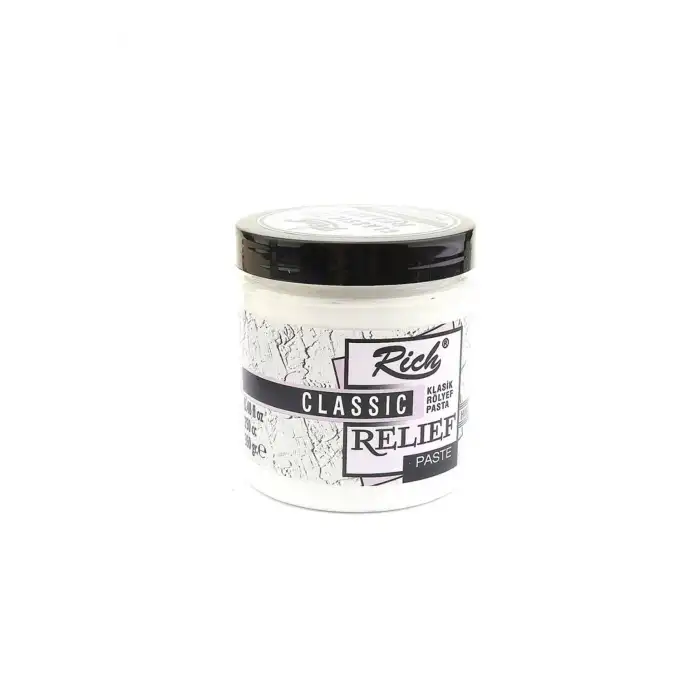 RİCH RÖLYEF PASTA 250CC 350GR BEYAZ