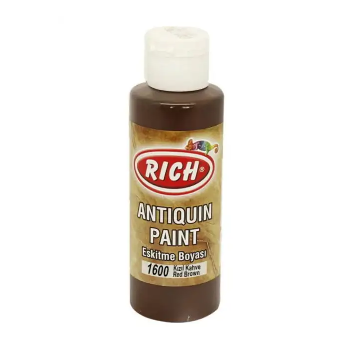 RİCH AKRİLİK ESKİTME 120 CC KIZIL KAHVE