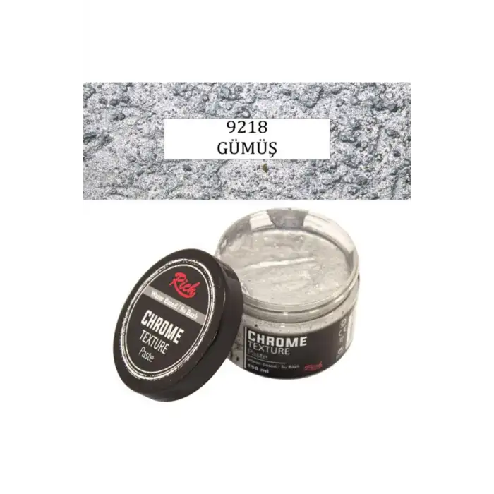 Rich Chrome Texture Pasta 150cc - 9218 Gümüş