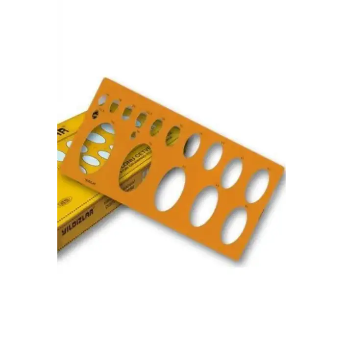 YILDIZLAR ELİPS ŞABLON BÜYÜK