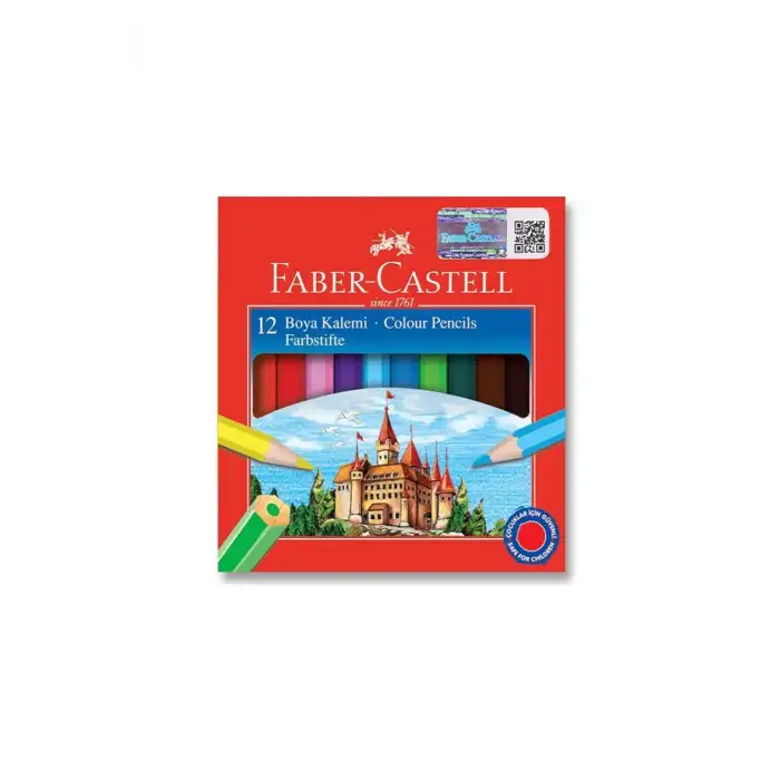 Faber Castel 12 Renk B.Kalemi Yrm Boy