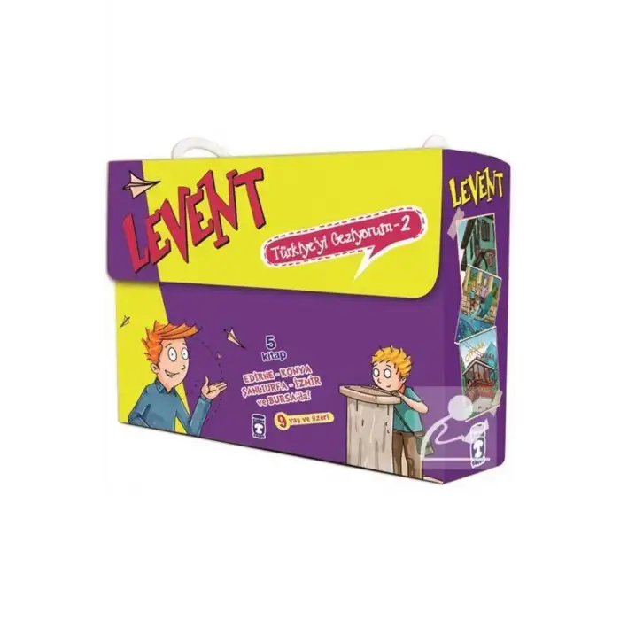 TÜRKİYEYİ GEZİYORUM LEVENT 2 - 5 KİTAP SETİ