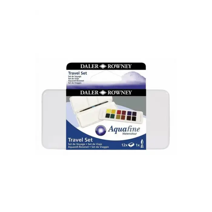 AQUAFINE SEYAHAT SETİ 12 YARIM BOY PLS.KUTU