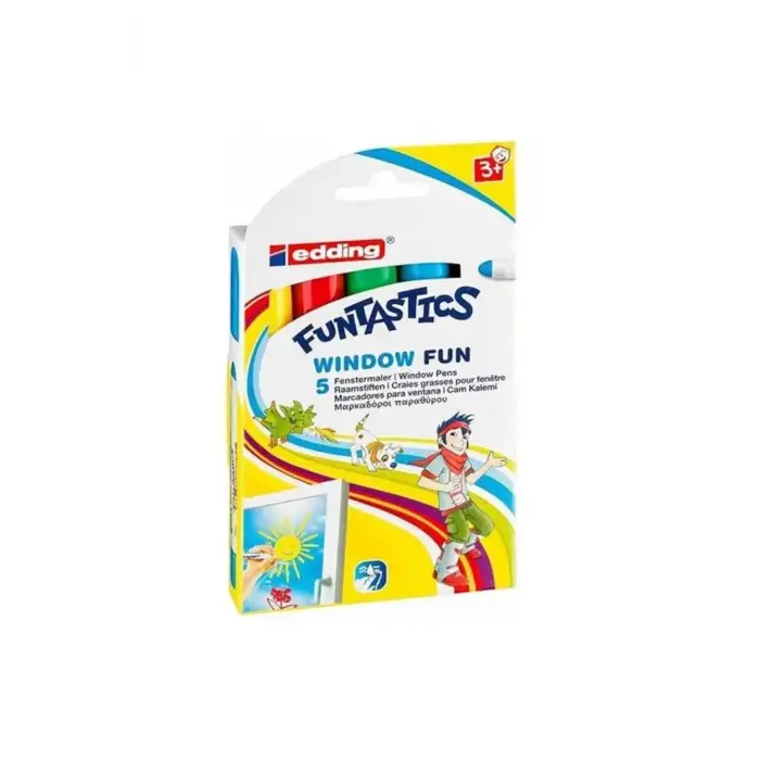 Edding Funtastics Cam Kalemi 5Li Set