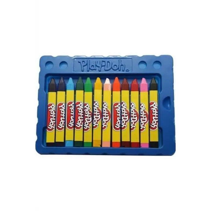 Play-Doh Cryon Üçgen Mum Boya 12 Renk Play-Cr008