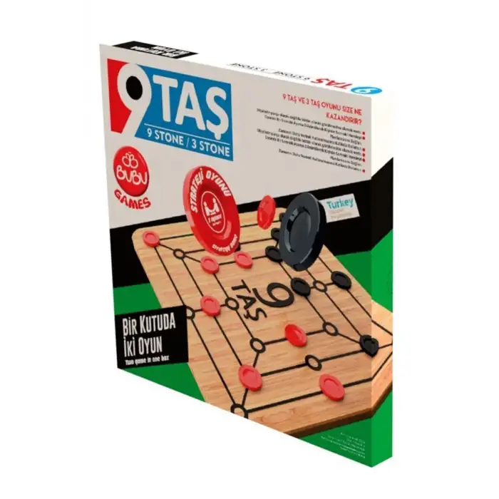 Bubu 9 Taş Ve 3 Taş Oyunu