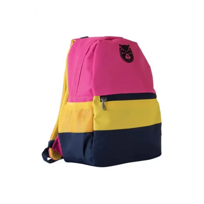 B&D ROA SIRT ÇANTASI PEMBE-SARI-LACİVERT