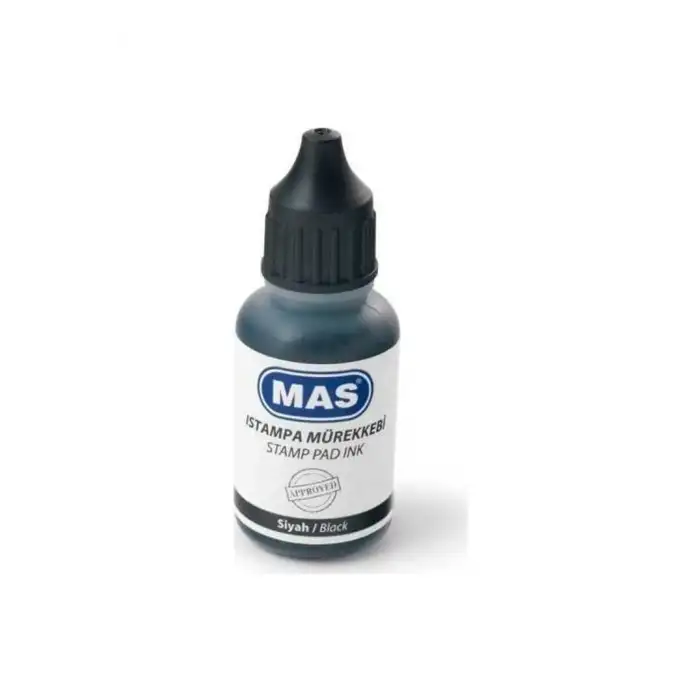 ISTAMPA MÜREKKEBİ -20ML - SİYAH