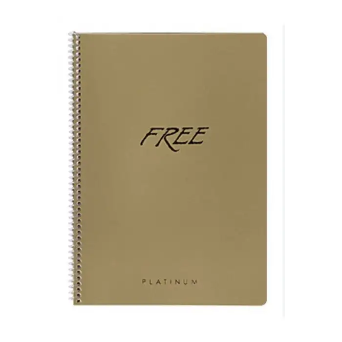 KESKİN FREE PLATİNİUM PP KAPAK DEFTER A4 80 YP. KARELİ