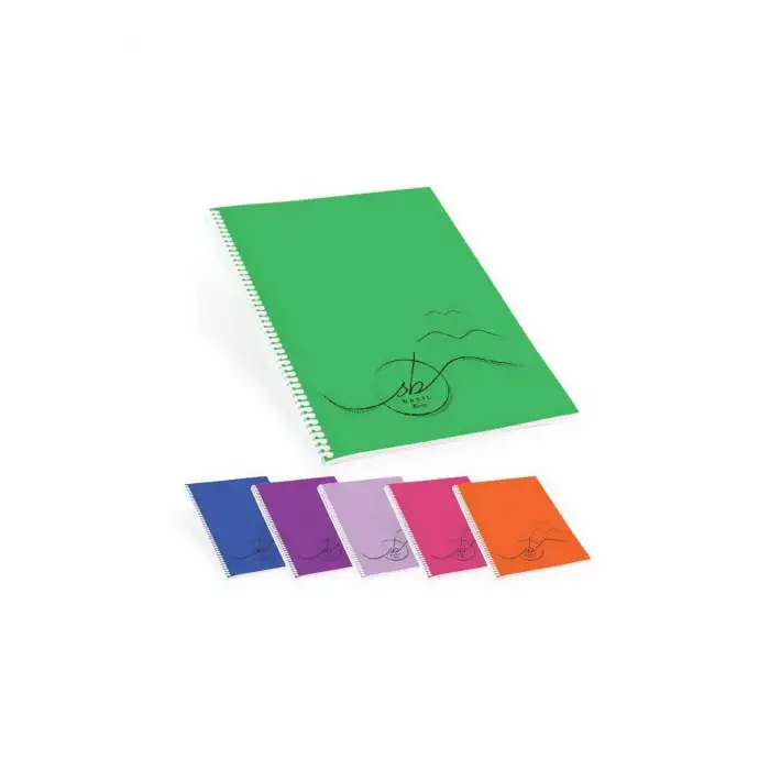 KESKİN BASIC SPİRALLİ PP KAPAK DEFTER A4 40 YP. KARELİ