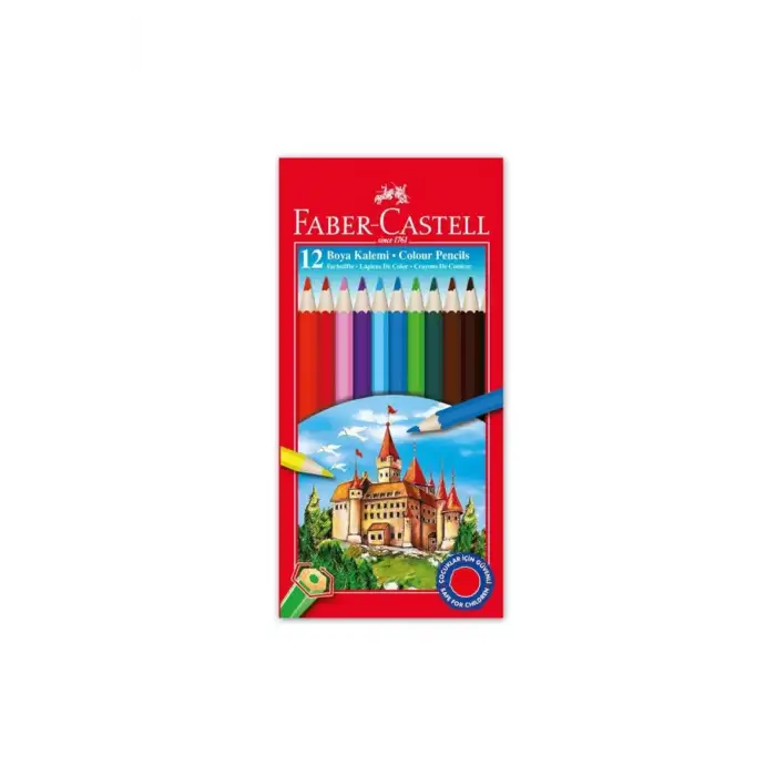 Faber Castell Redline Tam Boy 12Li Kuru Boya