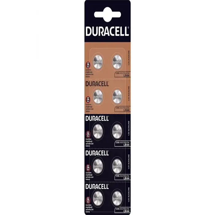 DURACELL PİL DÜĞME 1,5V  LR44