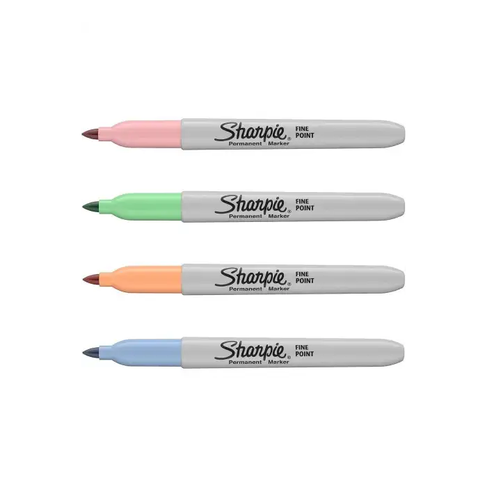 Sharpie Permanent Marker Pastel Renkler 4Lü Set