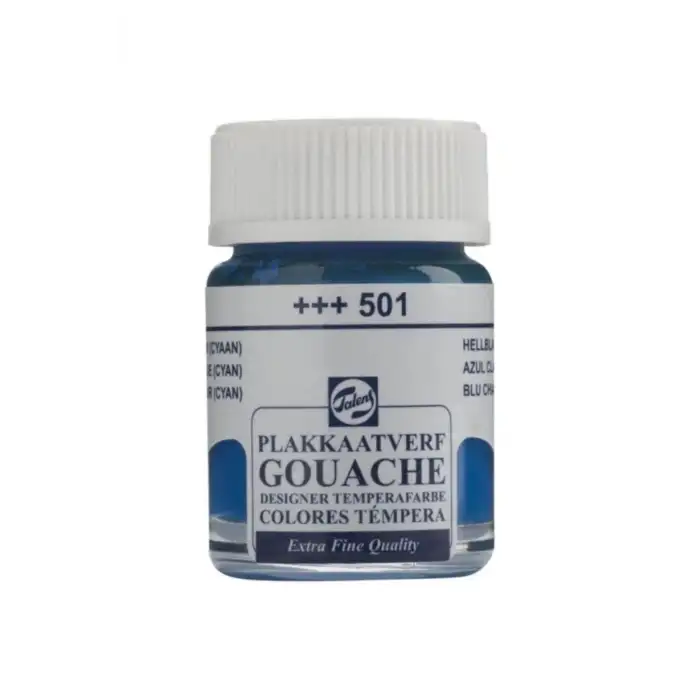 GOUACHE JAR 16 ML LIGHT BLUE CYAN