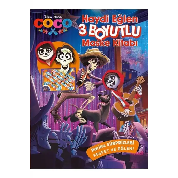 DISNEY COCO HAYDİ EĞLEN 3 BOYUTLU MASKE