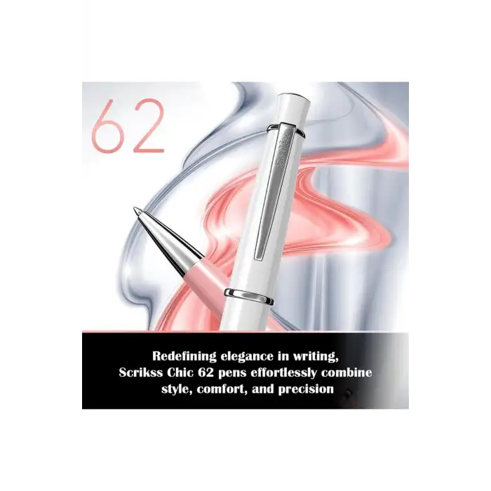SCRIKSS 62 TÜKENMEZ KALEM PEMBE