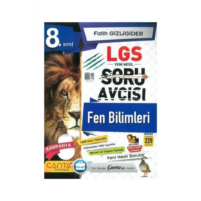 ÇANTA YAYINALRI SORU AVCISI 8 FEN