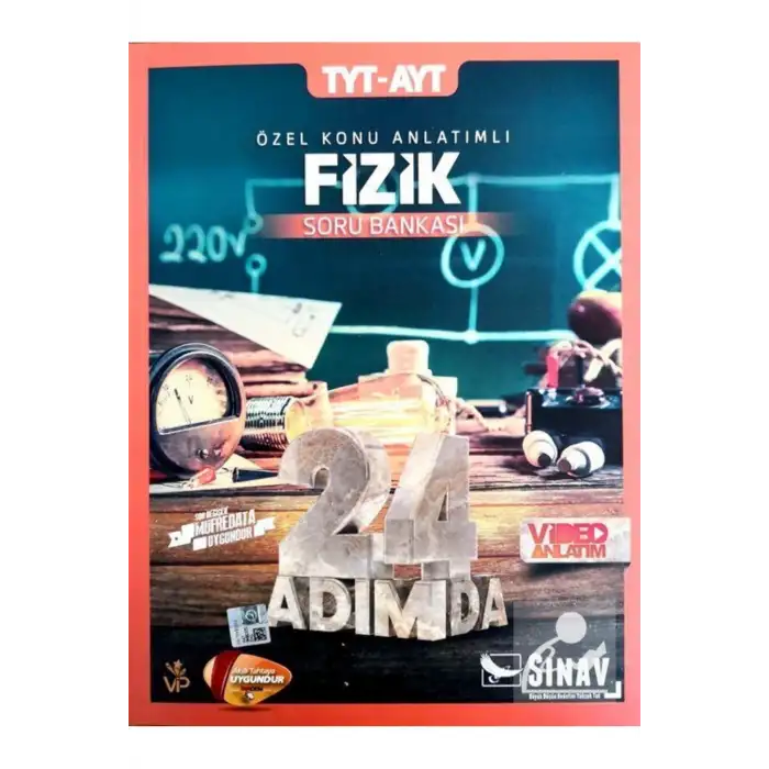 SINAV TYT AYT 24 ADIMDA FİZİK ÖZEL KONU ANLATIMLI SORU BANK