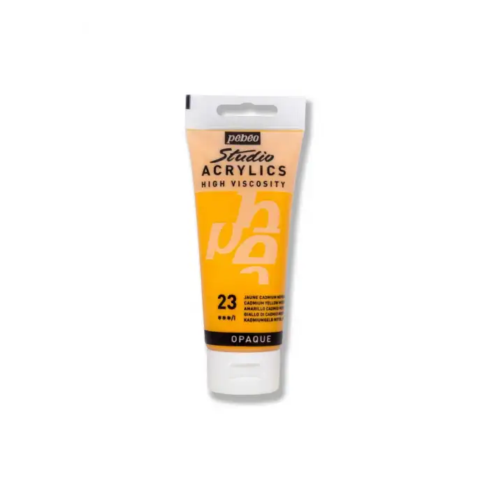 PEBEO STUDIO AKRİLİK BOYA 100 ML MEDİUM CADMİUM SARI
