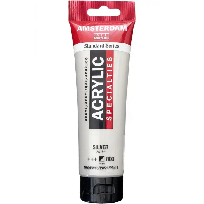 AMS AKRİLİK BOYA 120ML. SILVER