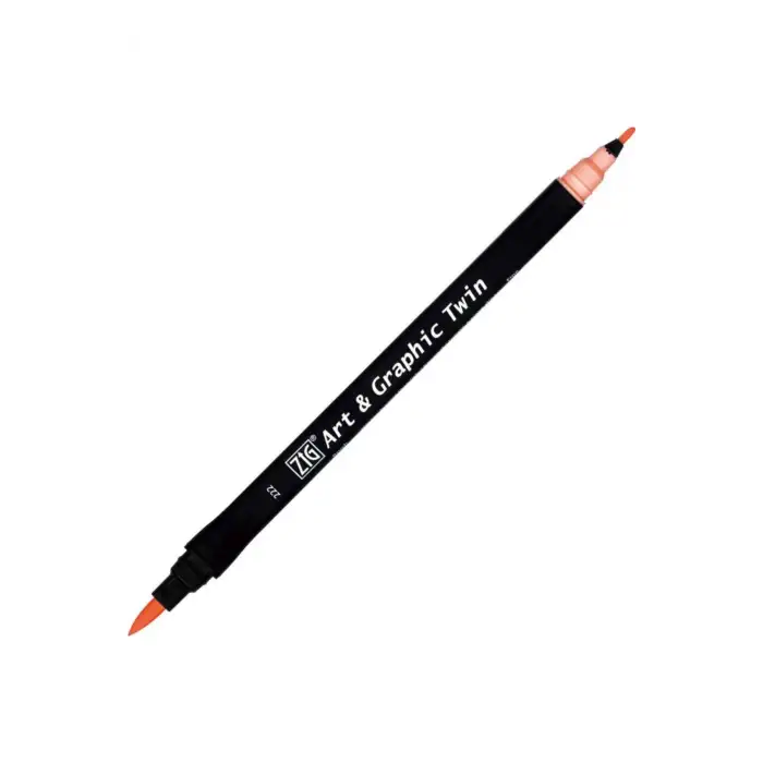 Zig Tut-80 Art & Graphic Twin Marker Çift Uclu Kalemi Pink Flamingo