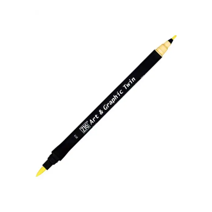 Zig Tut-80 Art & Graphic Twin Marker Çift Uclu Kalemi Pale Yellow