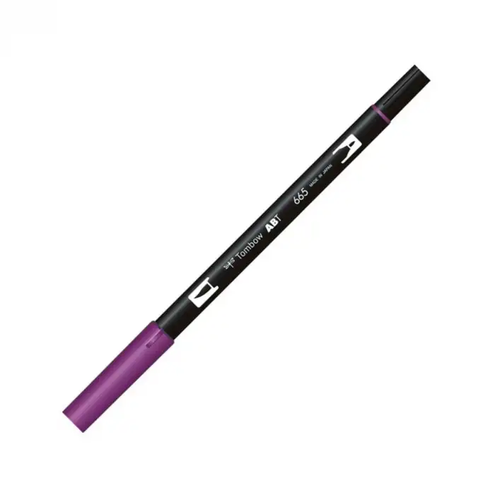 Tombow Brush Abt 665 Grafik Kalemi Purple