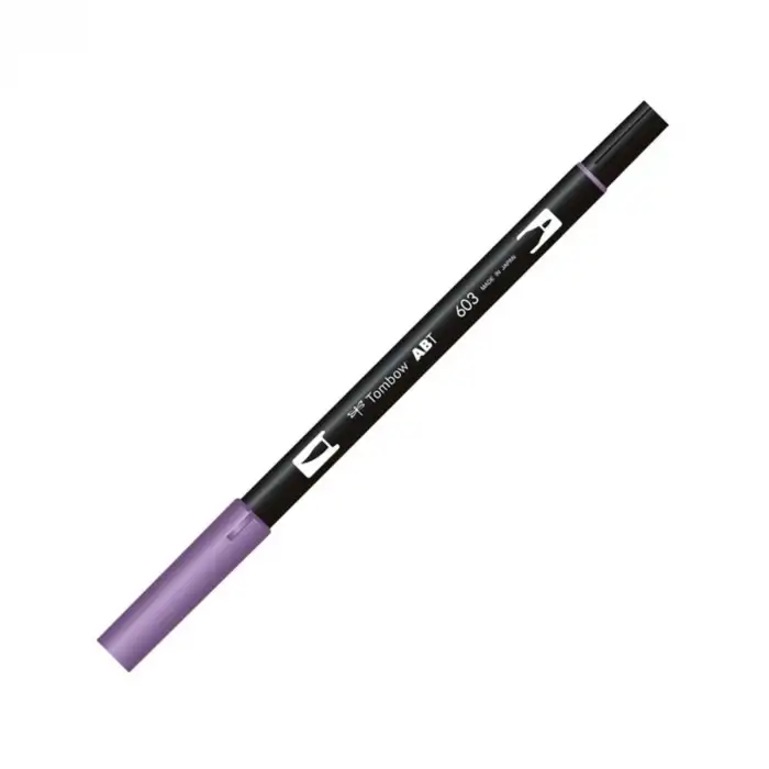 Tombow Brush Abt 603 Grafik Kalemi Periwinkle