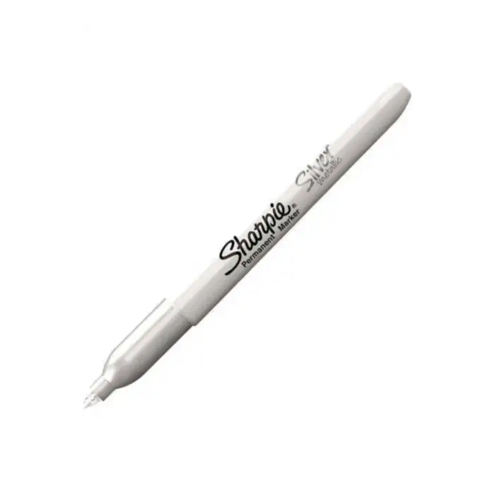 Sharpie 1849112 Permanent Metalik Gümüş Blisterli