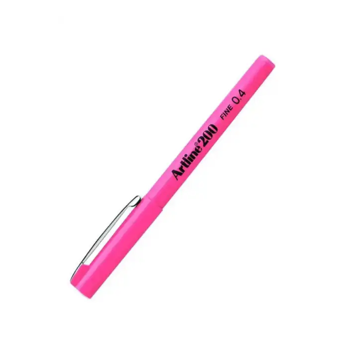 Artline Ek-200N Fine Line Pen 0.4 Mm Pink