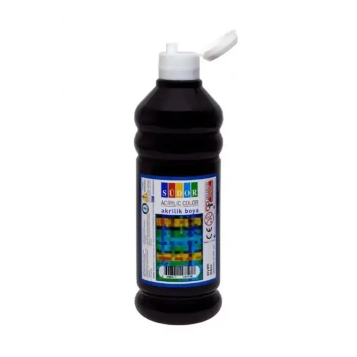 SÜDOR AKRİLİK BOYA 500 ML SİYAH