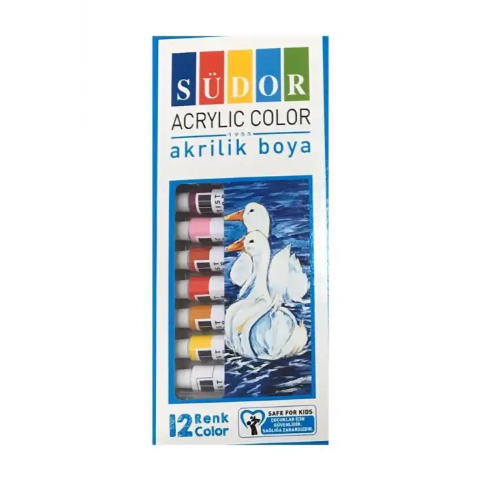 Südor Sd195 Akrilik Boya 12 Li