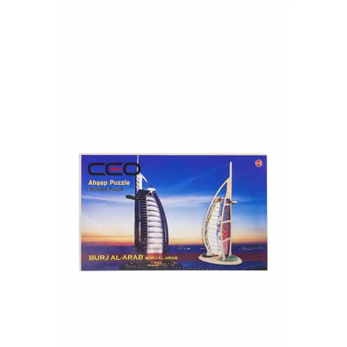 Ceo 3D Ahşap Puzzle Burj-Al-Araba 