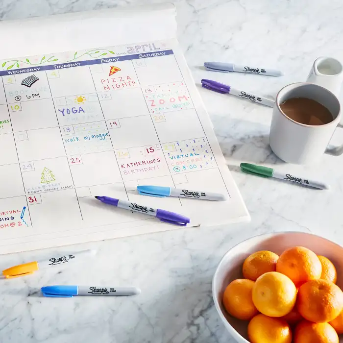 Sharpie Fine Permanent Markör 4lü Paket, Pastel Renkler