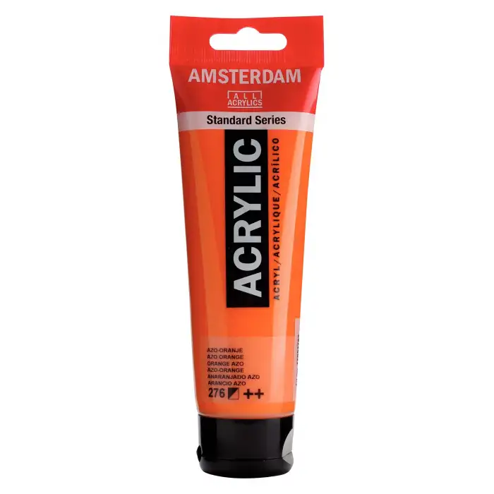 Amsterdam Standart Akrilik 120 Ml Tüp Boya Azo Orange