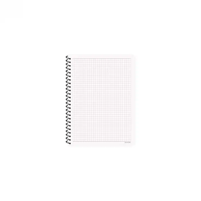 Hisli Şeyler 16.5x22.5 Kareli Defter - Sıkıldım Artık