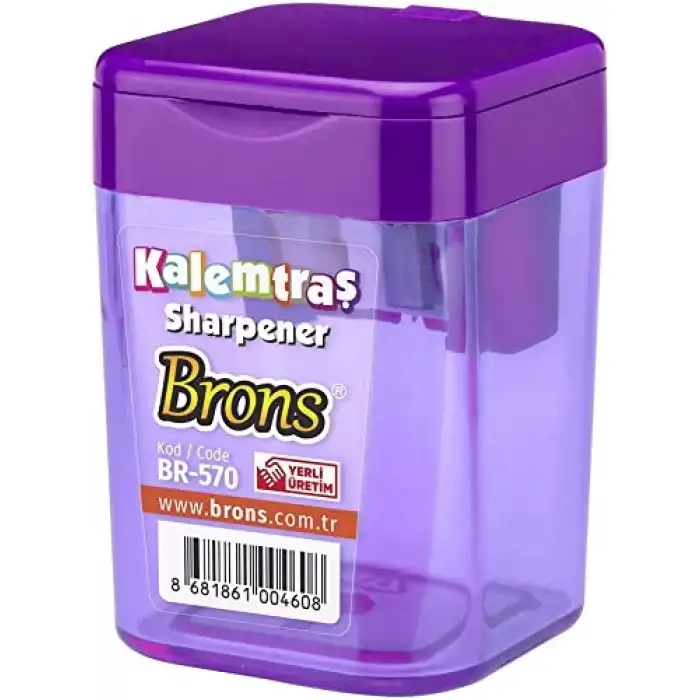 Brons Kalemtraş Hazneli Kare BR-570