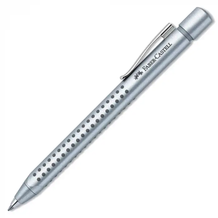 Faber-Castell Bastırmalı Kurşun Kalem GRIP 2011, 0,7 mm, B, gövde rengi: Gümüş