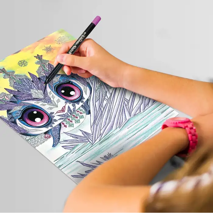 Creative Kids Eskiz Defteri Seti - 30 Şablonlu Beyaz Sayfa - 80 Şablonla Birlikte Gelir