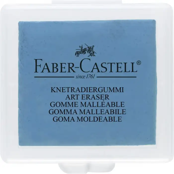 Faber-Castell Hamur Silgi Pls Kutulu Renkli, 1 adet