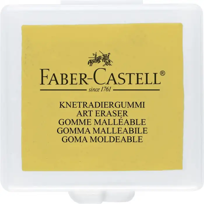 Faber-Castell Hamur Silgi Pls Kutulu Renkli, 1 adet