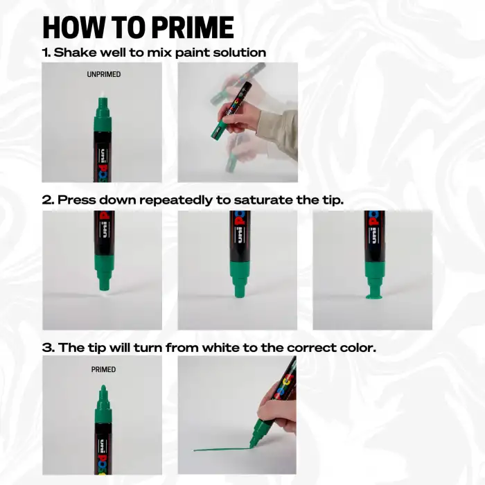 Uni-Ball PC-5M Su Bazlı Poster Markörü, Yeşil