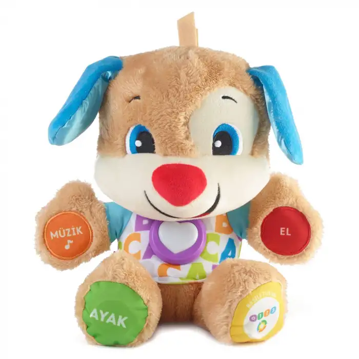 Fisher-Price Eğlen&Öğren yaş ve üzeria Göre Gelişim Eğitici Köpekçik (Türkçe),6 - 36 aylık, FPN79