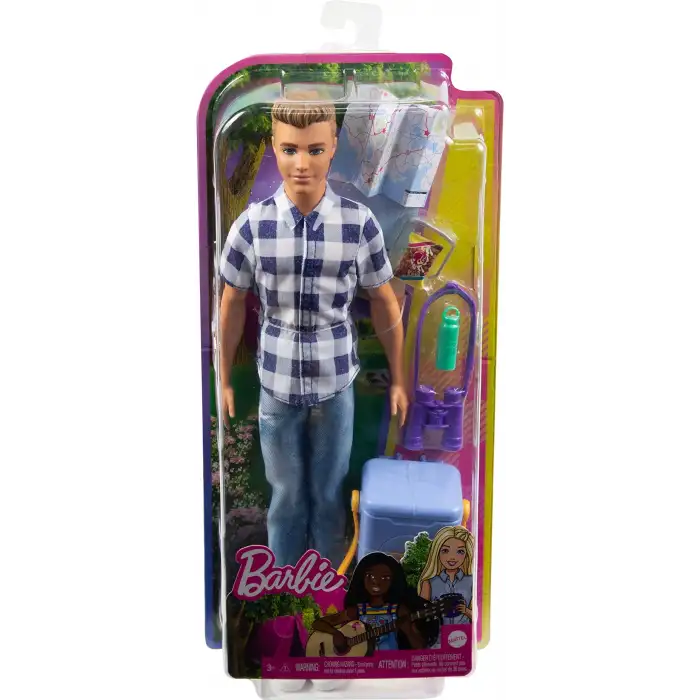 Barbie Ken Kampa Gidiyor Oyun Seti, 3 yaş ve üzeri, HHR66
