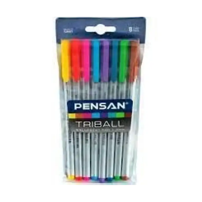 Pensan Tükenmez Triball Renkli 8Li