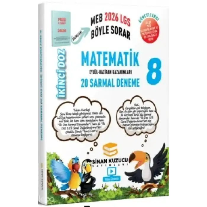 SİNAN KUZUCU 8 İLK DOZ MATEMATİK DENEME
