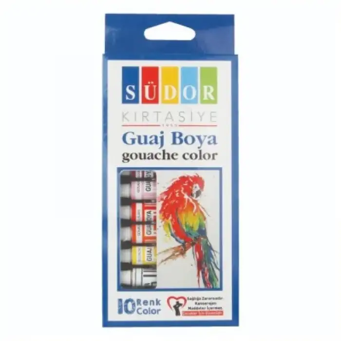 SÜDOR 522 GUAJ BOYA 10LU TÜP