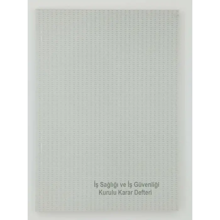 DİLMAN TESPİT VE ÖNERİ DEFTERİ KARTON KAPAK